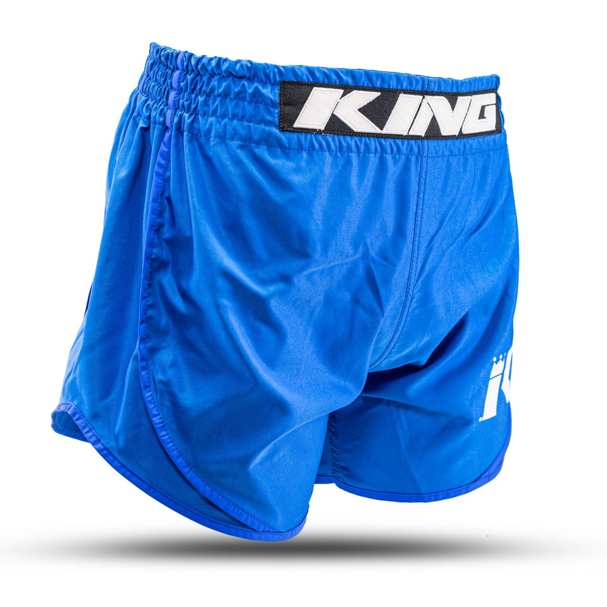 Short King Pro Classic bleu, détail