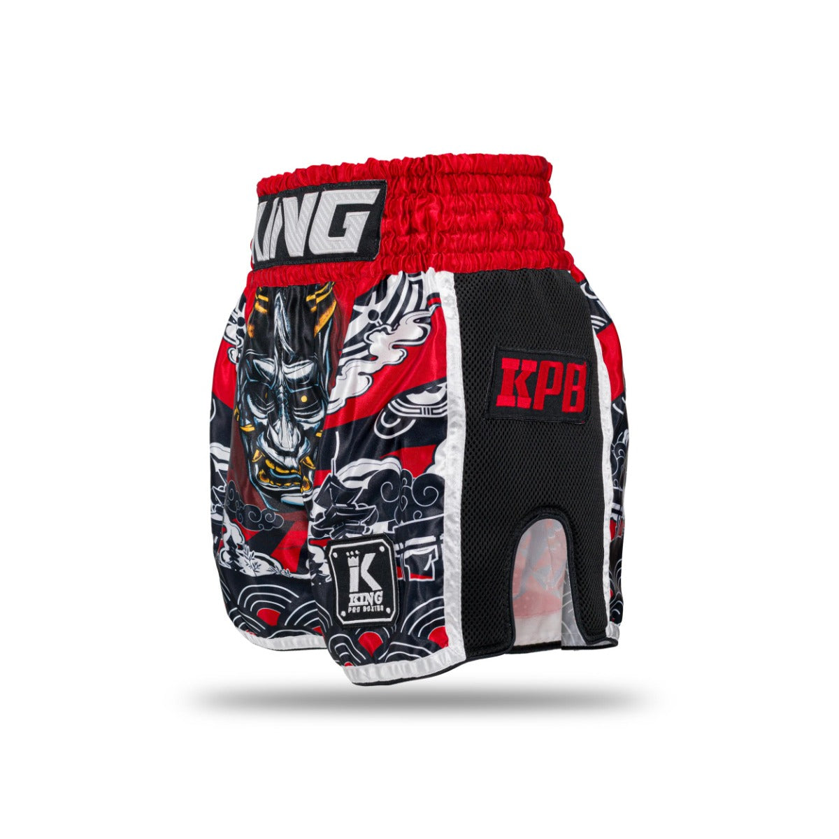 Short King Pro Hanya rouge, détail