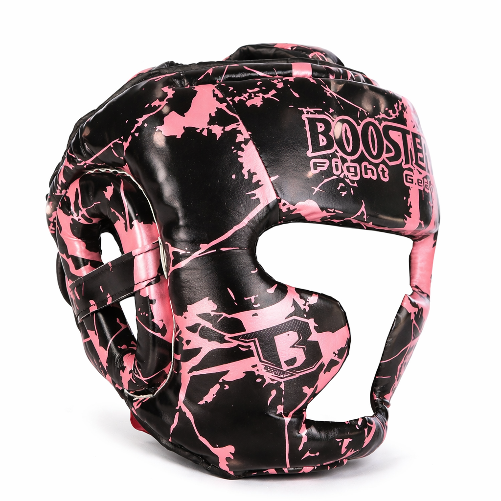 Casque de protection Booster Fight Gear HGL B 2 YOUTH MARBLE Rose