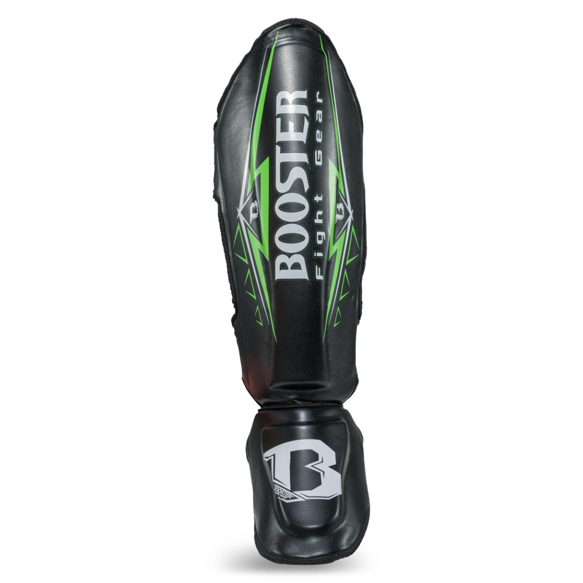 Protège-tibias Booster SG War noir et vert, profil