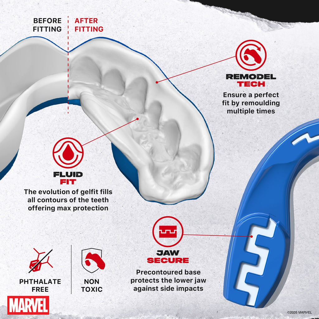 Protège-dents Safejawz Marvel Beast, emballage