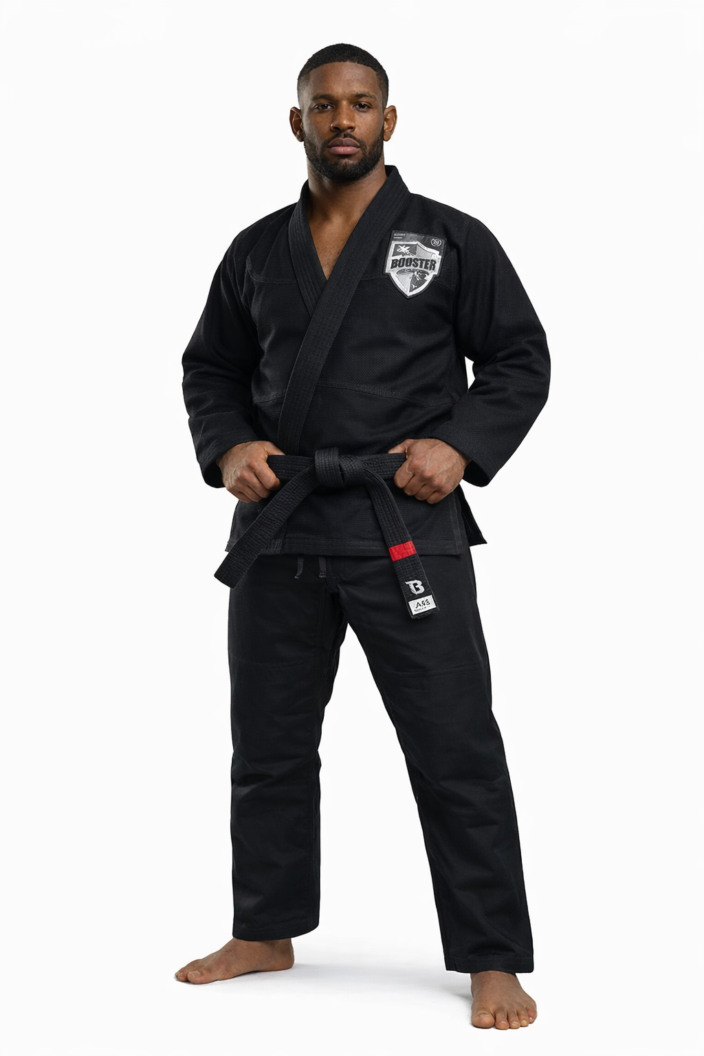 Kimono BJJ Booster Fight Gear BJJ V 2 PRO SHIELD Noir