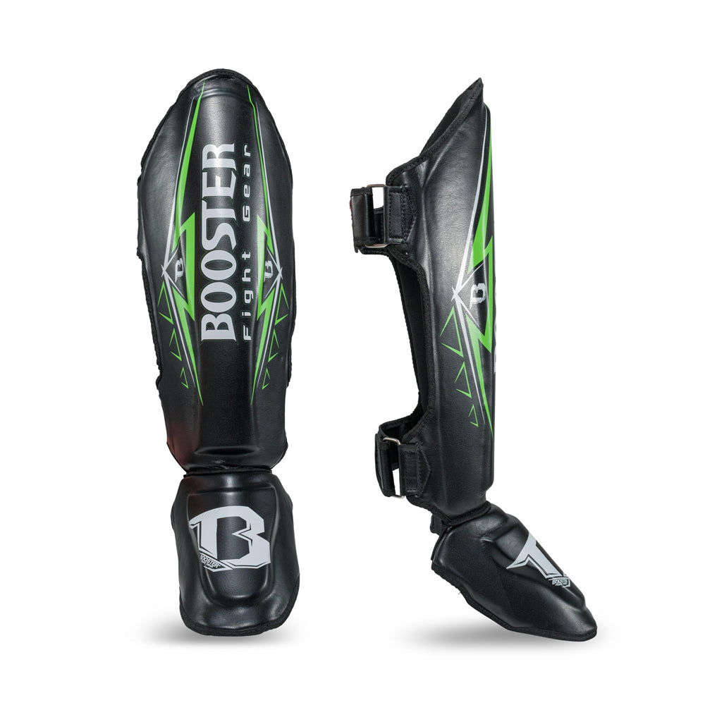 Protège-tibias Booster SG War noir et vert