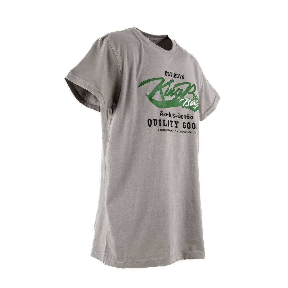 T-shirt King Pro Signature 1 gris, détail du visuel