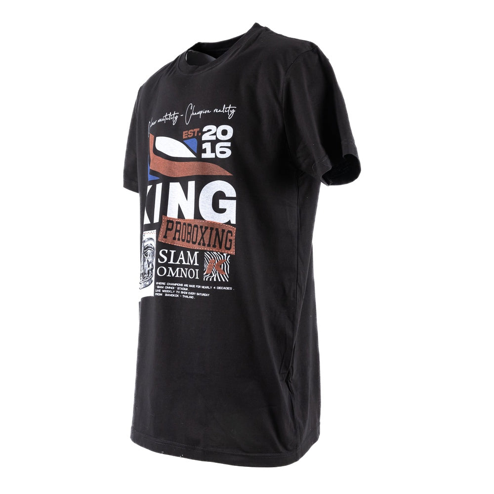 T-shirt King Pro Omnoi noir, détail du visuel
