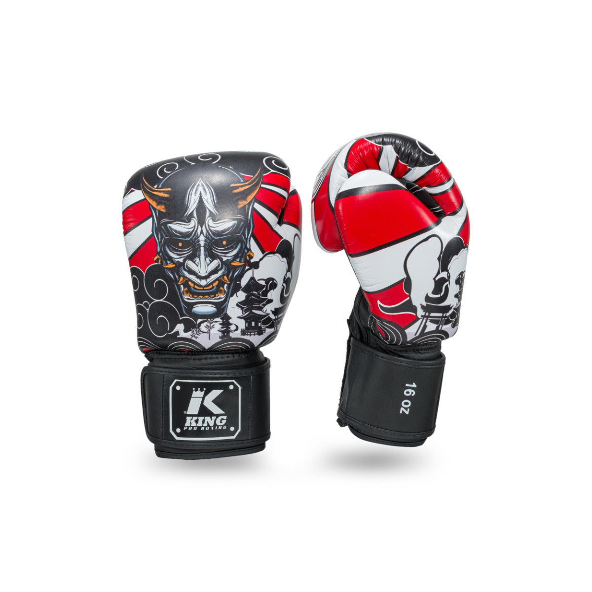 Gants de boxe King Pro BG Hanya rouge, profil