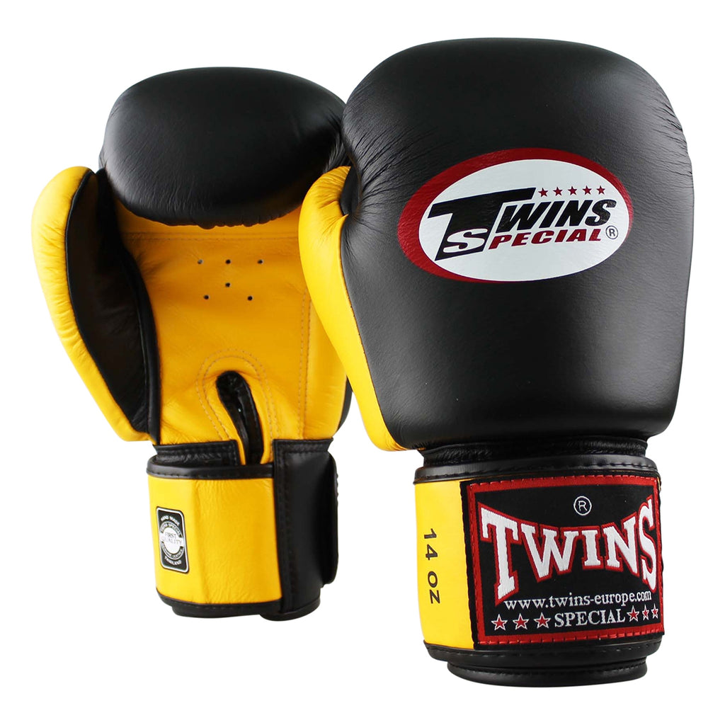 Gants de boxe Twins Special BGVL 3-2T Jaune/Noir