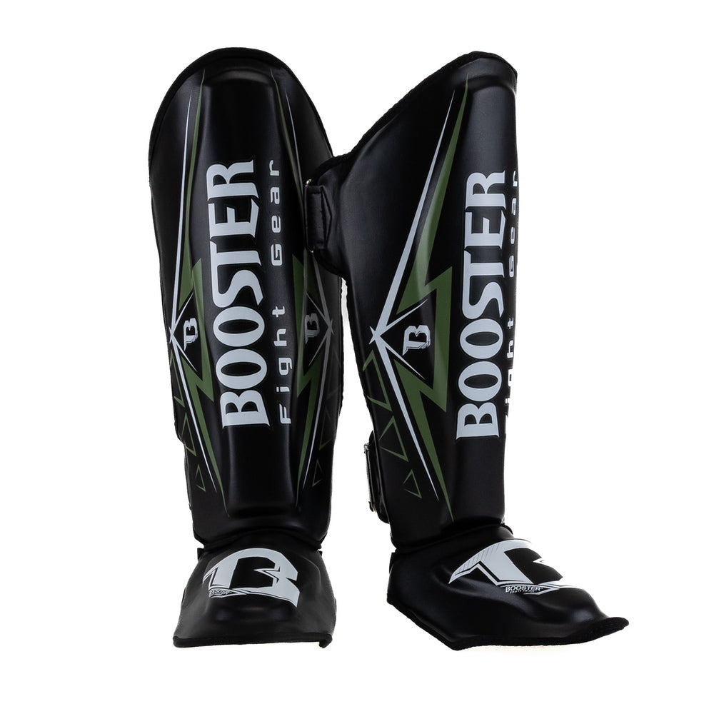 Protège-tibias Booster Fight Gear SG WAR Noir/Militaire