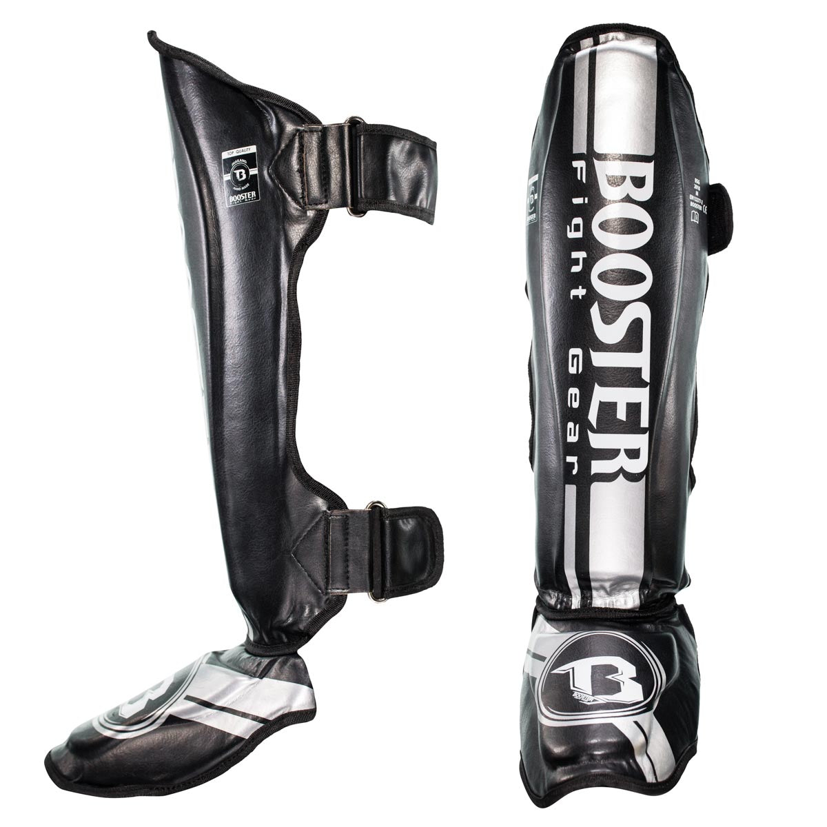 Protège-tibias Booster Fight Gear BSG V 3 Argent