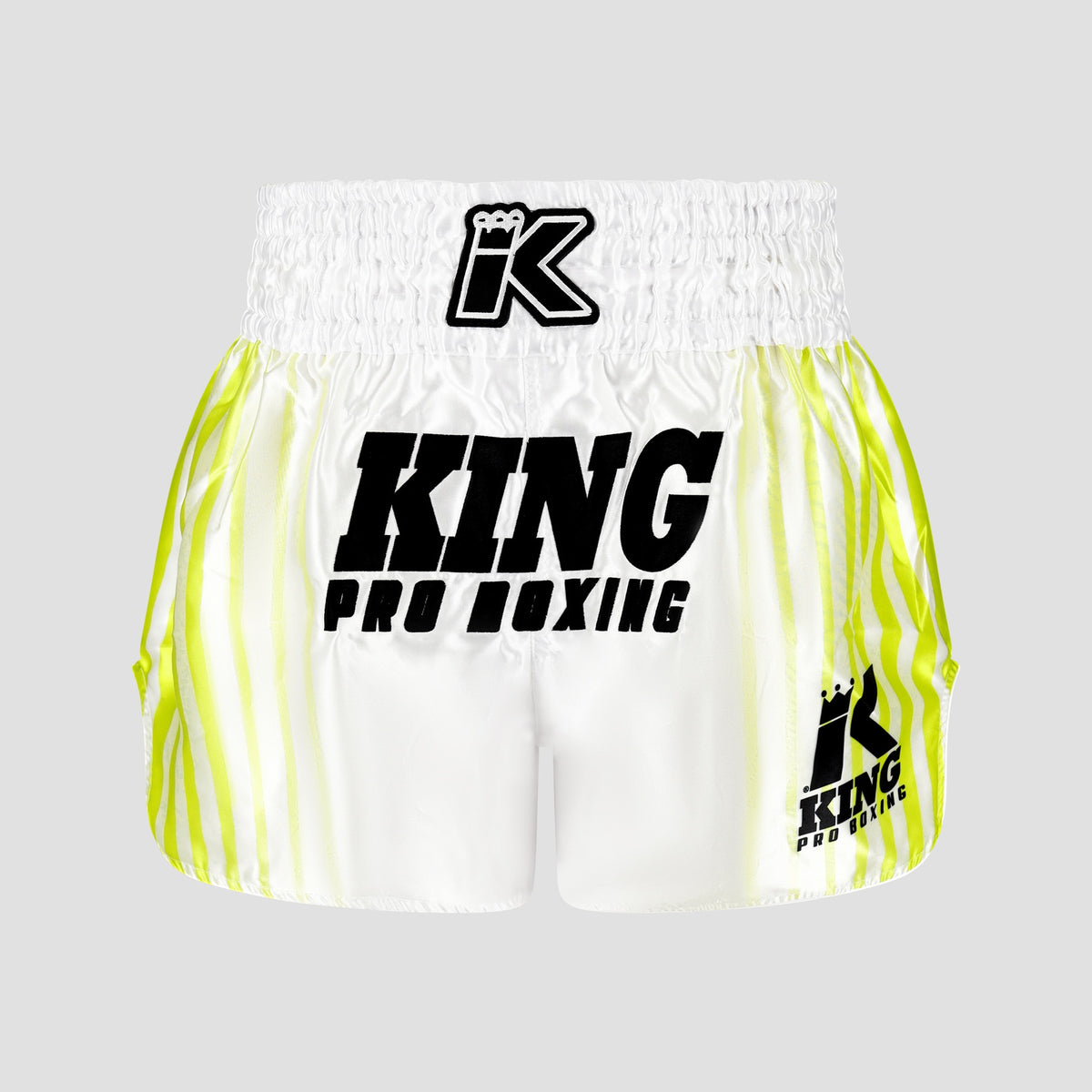 Short de boxe thaï King Pro Boxing Bloodline 2 blanc