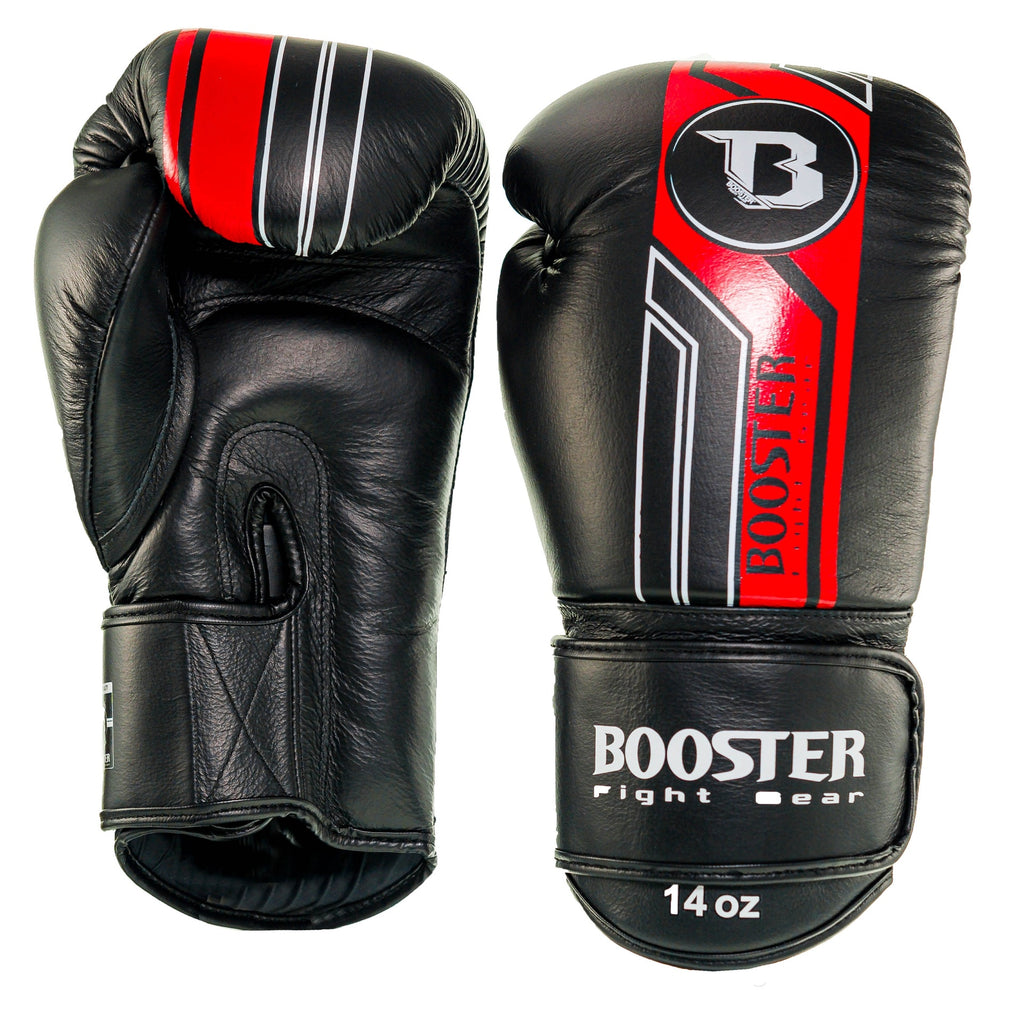 Gants de boxe Booster Fight Gear BGL V9 Noir/Rouge