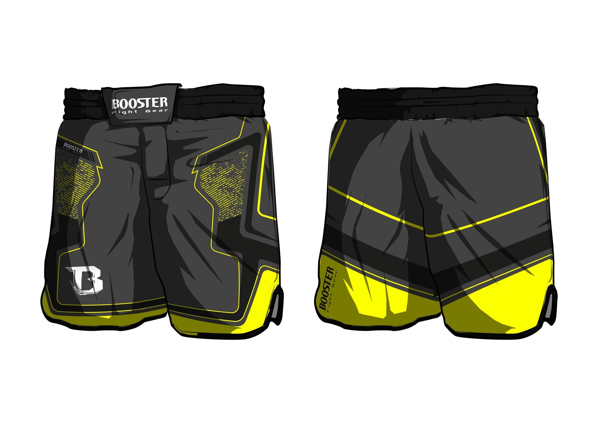 Shorts de combat Booster Fight Gear DELTA 3 MMA