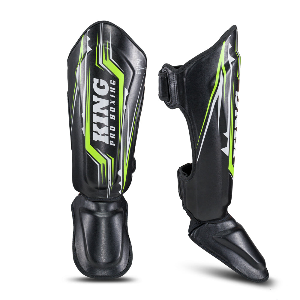 Protège-tibias King Pro Boxing SG Spartan 5 noirs