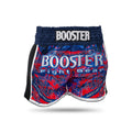 Short de boxe thaï Booster TBT Alien bleu et rouge