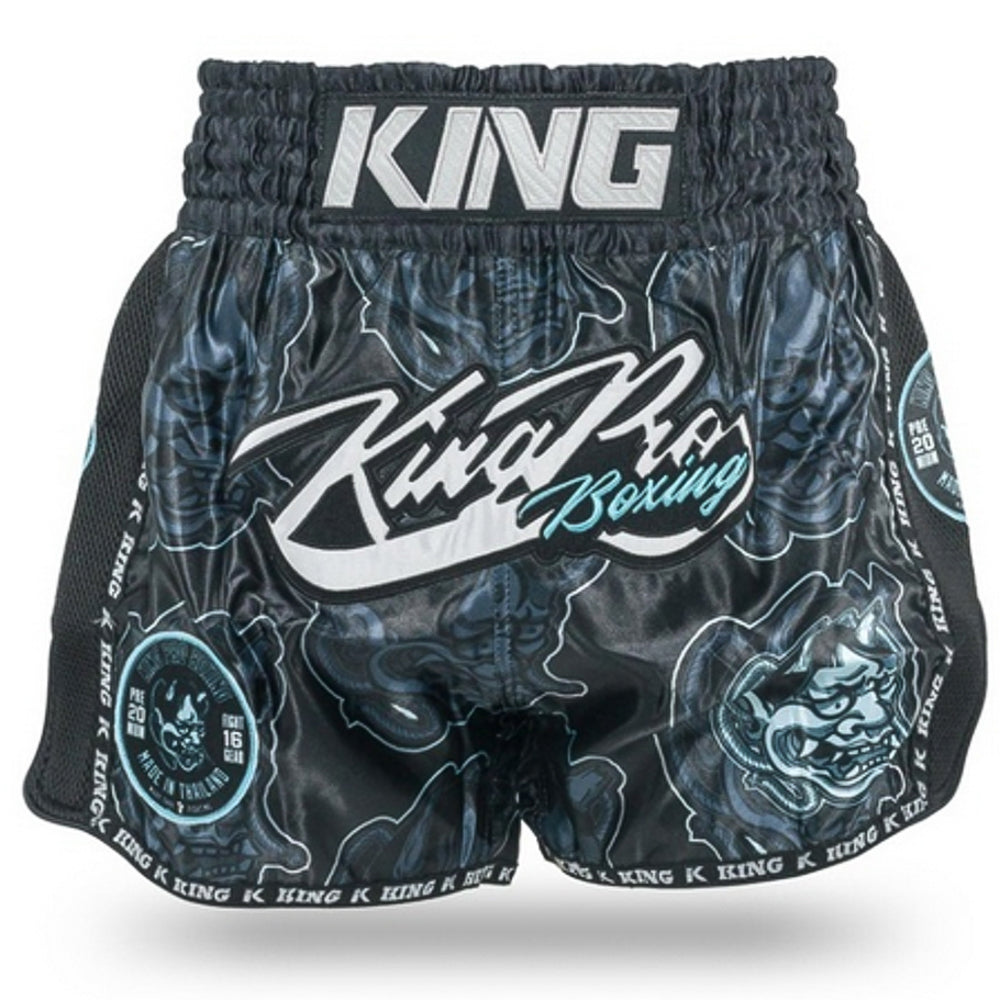 Short de boxe thaï King Pro Boxing Demon 3 noir