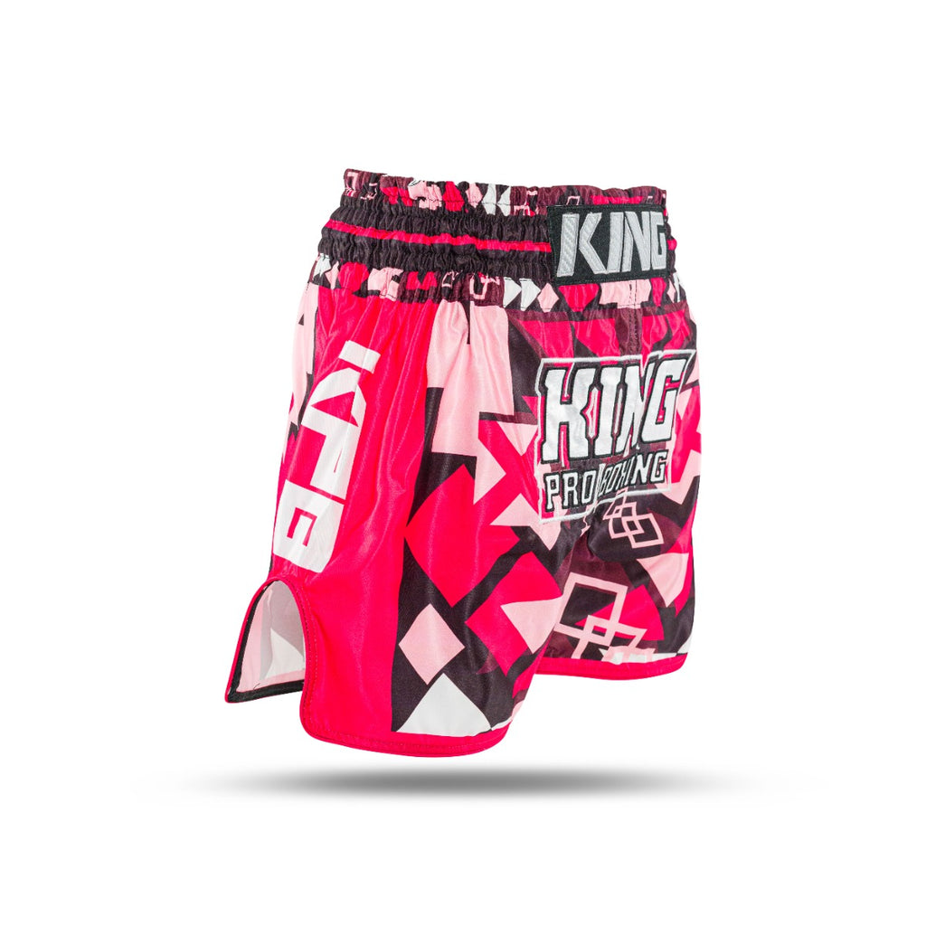 Short King Pro Abstract 2 rose, détail