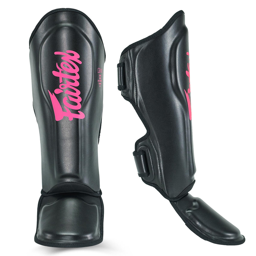 Protège-tibias Fairtex X Booster SG Noir/Rose