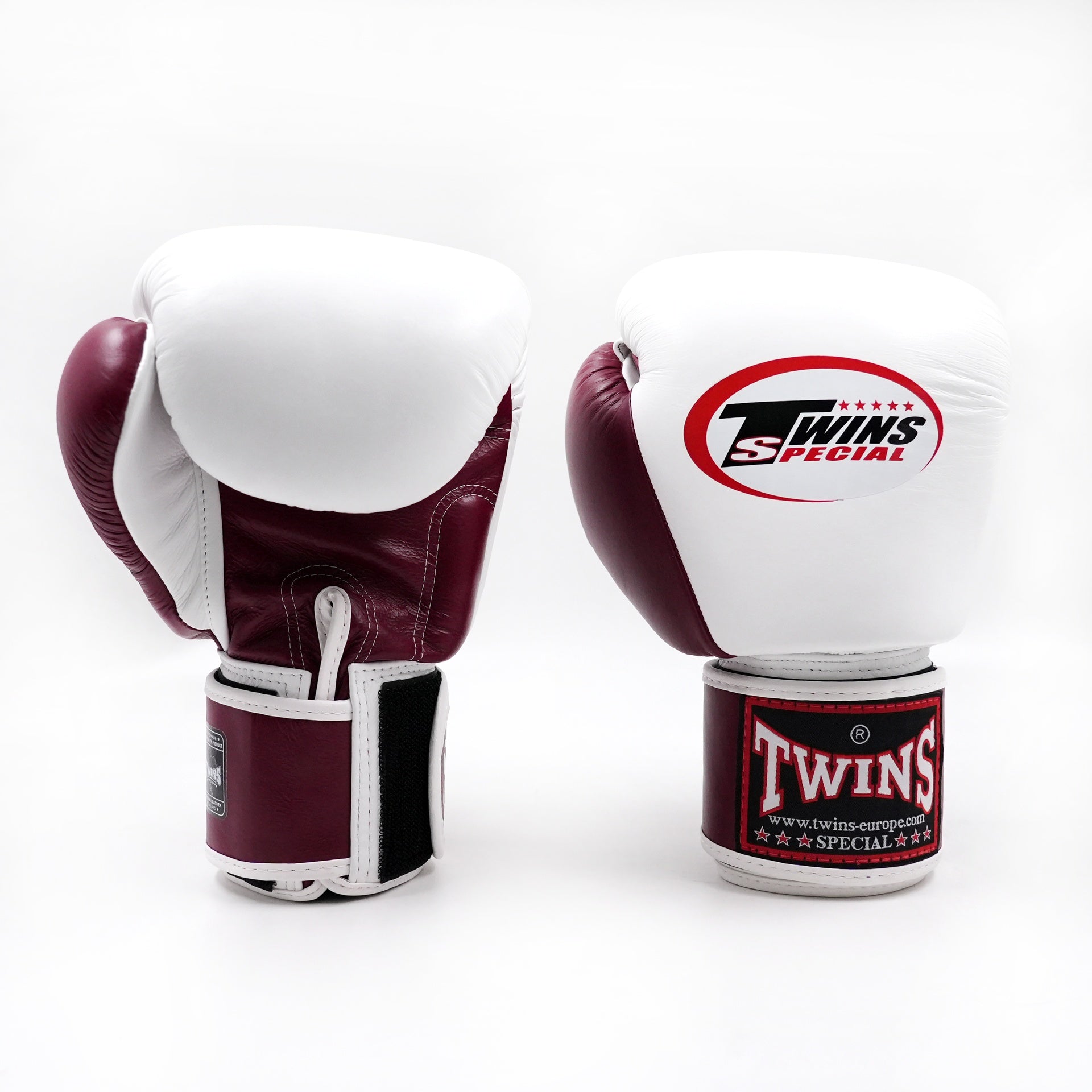 Gants de boxe Twins Special BGVL 3-2T Bordeaux/Blanc