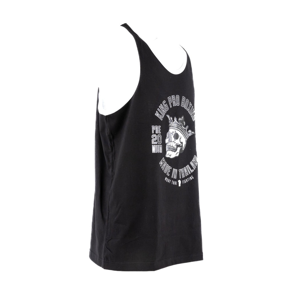 T-shirt King Pro JS Skull 01 noir, porté