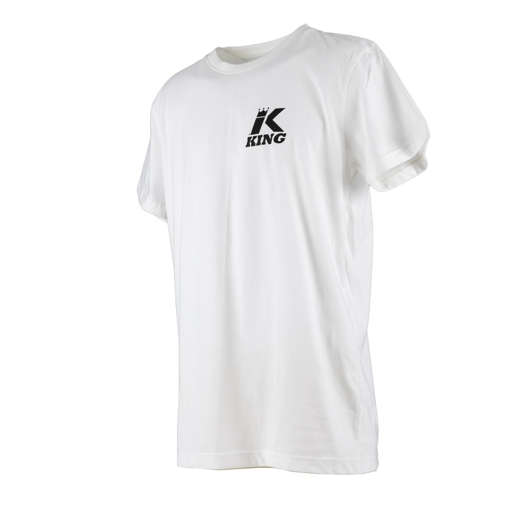 T-shirt King Pro QR 01 blanc, détail du visuel
