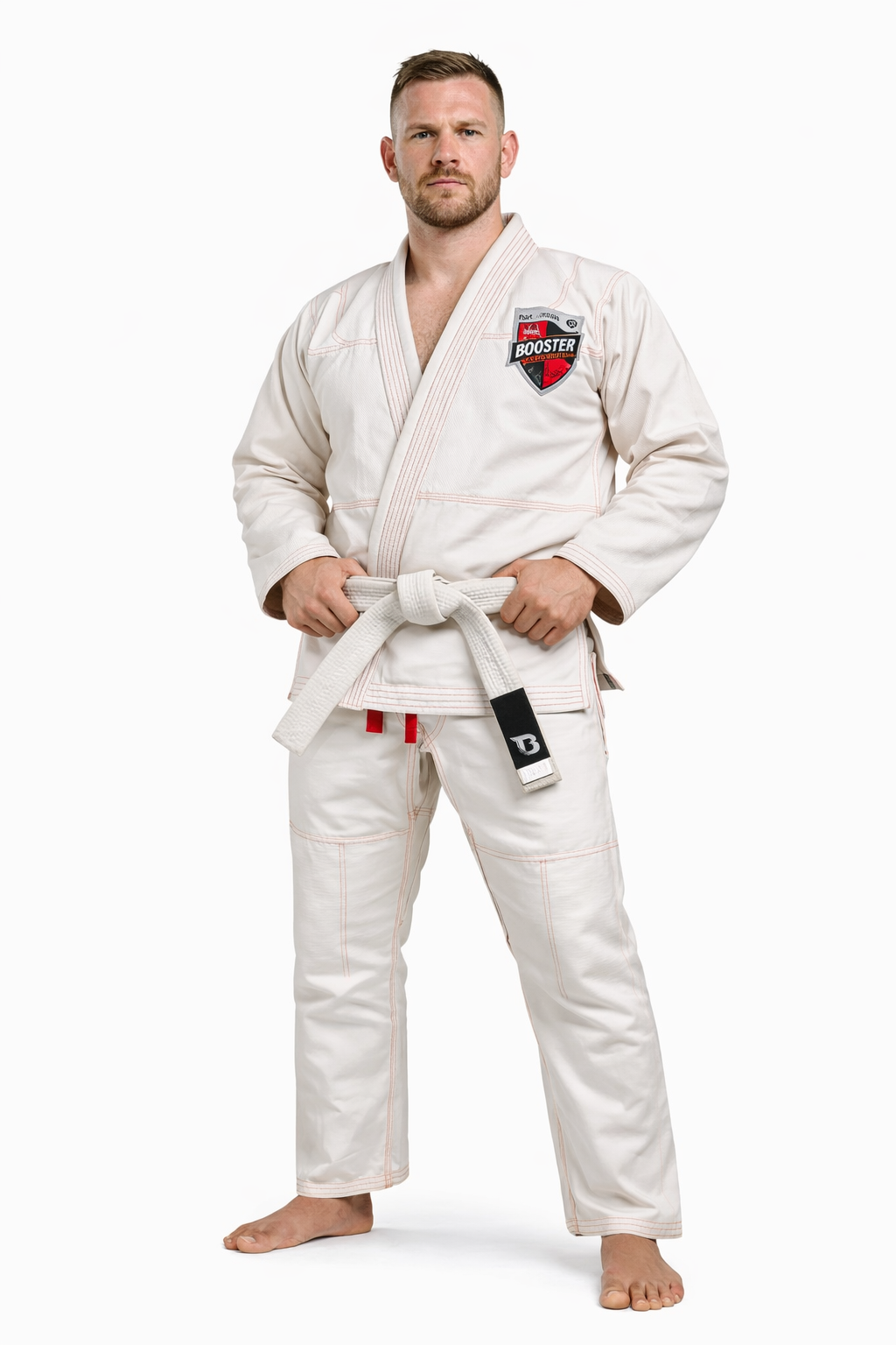 Kimono BJJ Booster Fight Gear BJJ V 2 PRO SHIELD Blanc