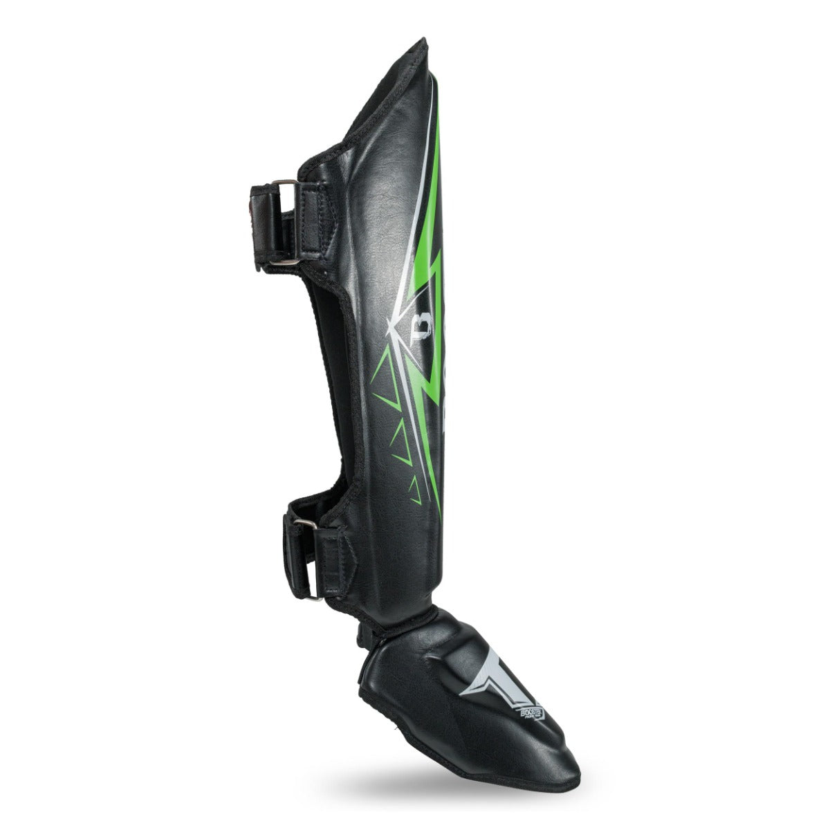 Protège-tibias Booster SG War noir et vert, intérieur