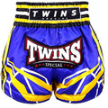 Shorts de combat Twins Special TTBL RACING Bleu/Jaune