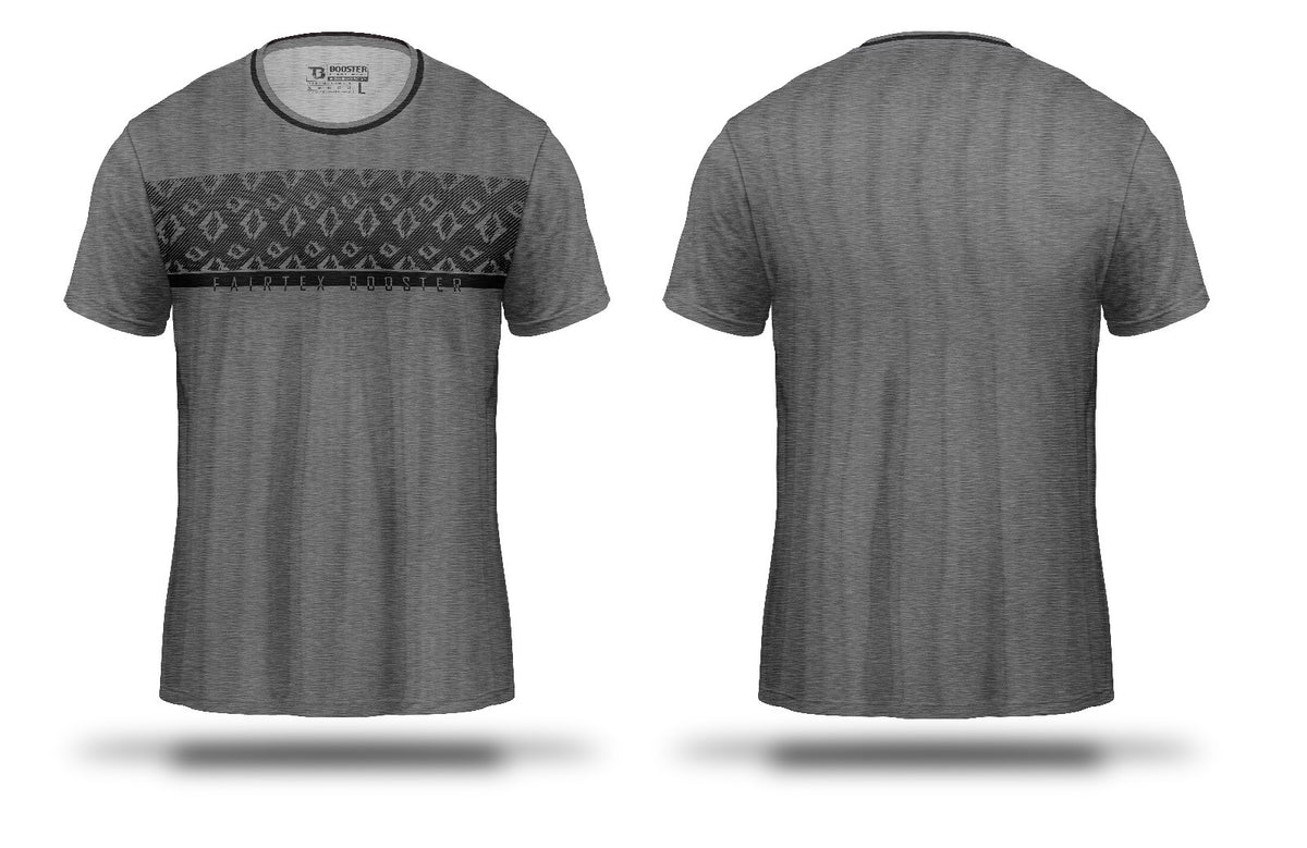 T-shirt technique Fairtex X Booster FXB TS 3 gris
