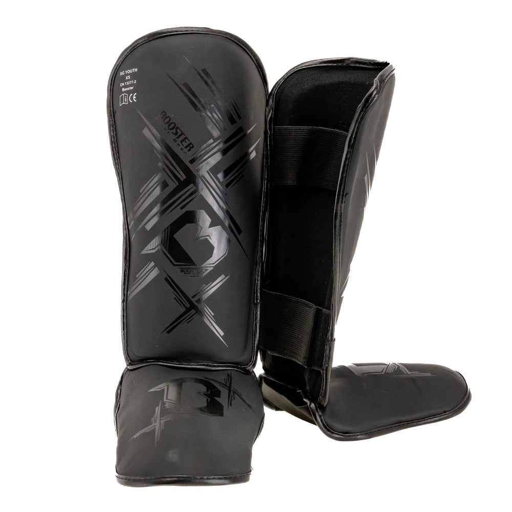 Protège-tibias Booster Fight Gear SG ALPHA Noir
