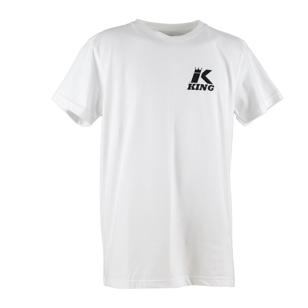 T-shirt King Pro Skull 01 blanc, porté