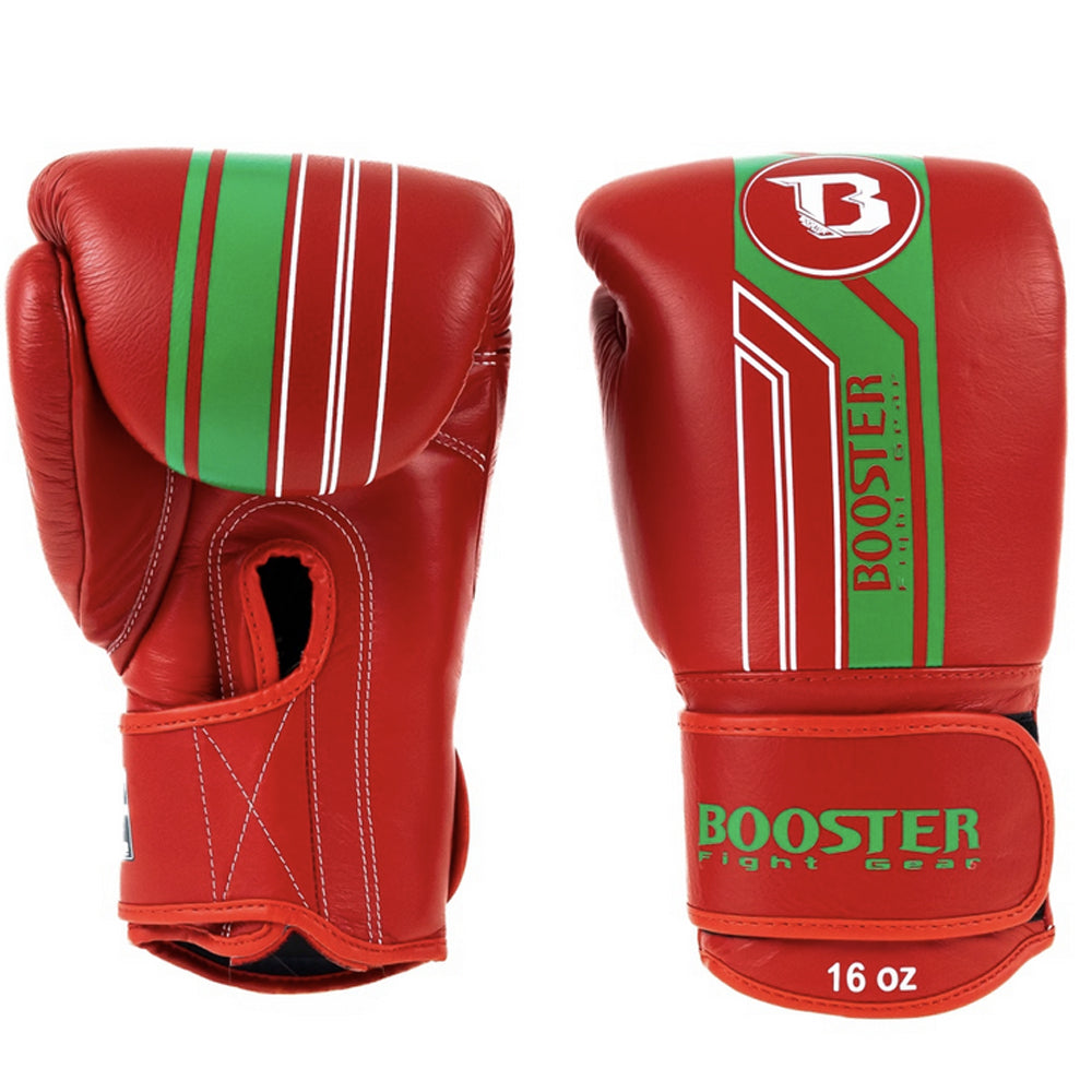 Gants de boxe Booster BGL V9 Maroc rouge