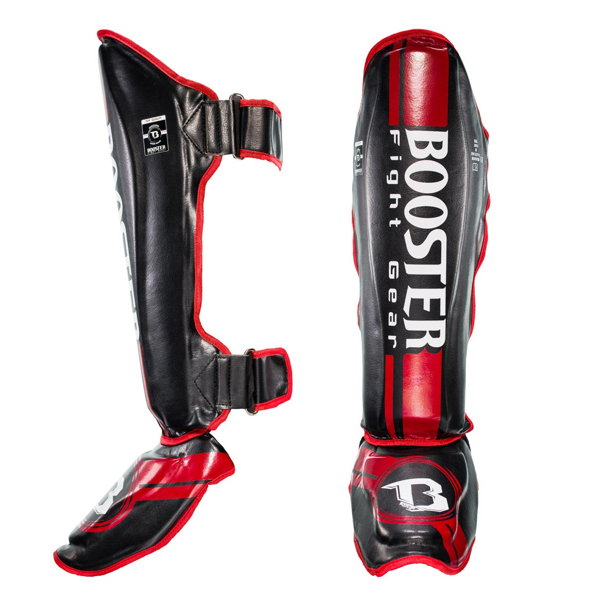 Protège-tibias Booster Fight Gear BSG V 3 Rouge