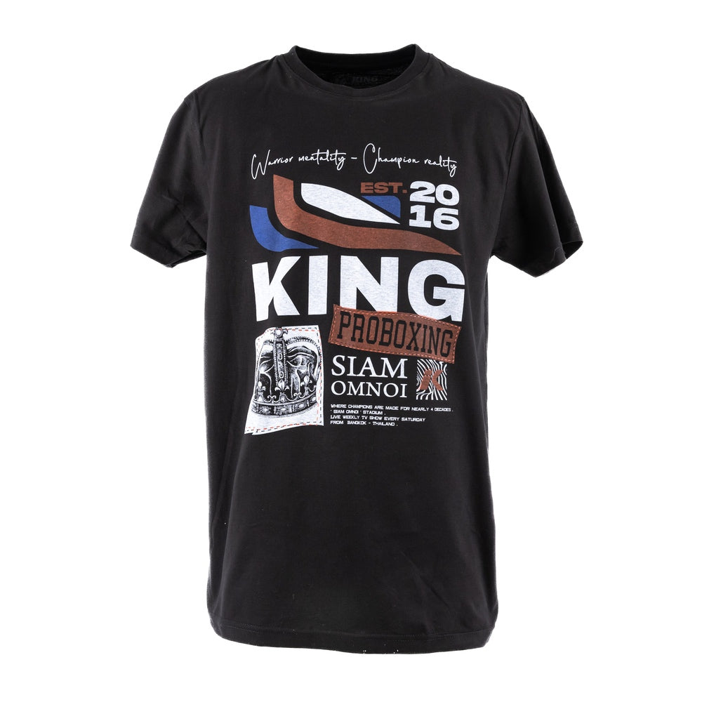 T-shirt King Pro Omnoi noir, vue de dos